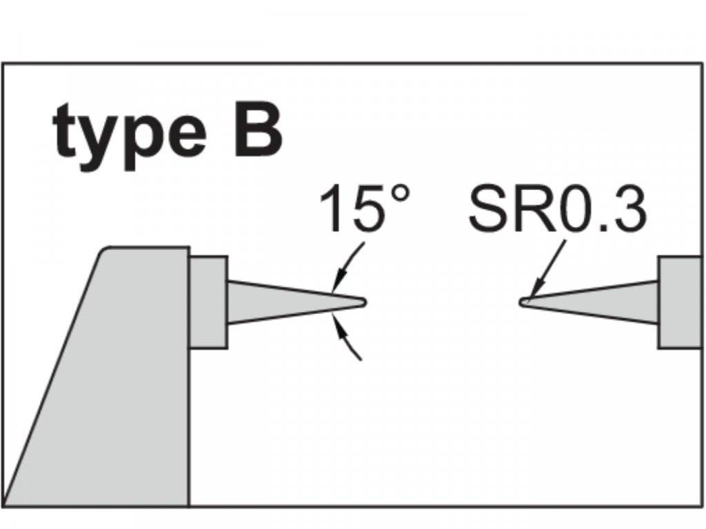 Micrometru mecanic cu varfuri ascutite 15Â°, 0-25mm
